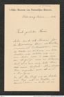Nachlass Franz Steindachner, Brief von C. M. L. Popta an Franz Steindachner (29.03.1905), Inv.Nr. 403.03, Seite 1